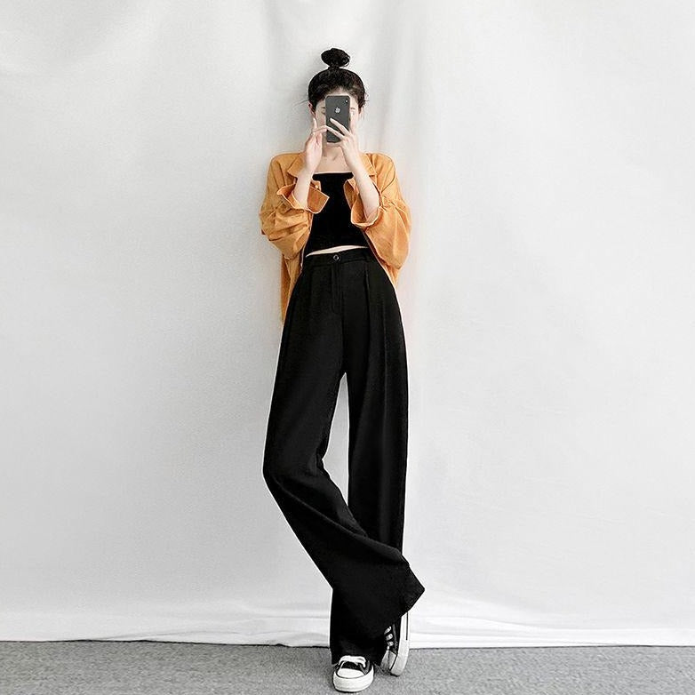 Women's High Waisted Plush Thickened Loose Oversized Harlan Pants Double  Sided Plush Casual Pants Daily Pants