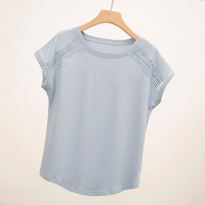 T-Shirt With Sleeve Detail (M to 5XL!)