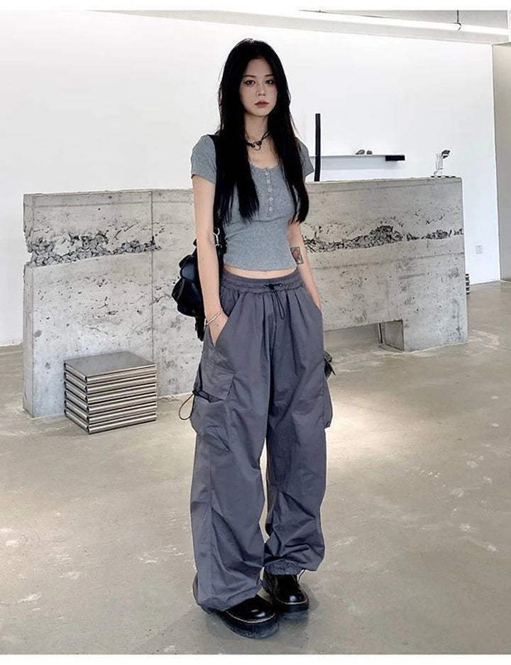 Oversized Loose Fitting Cargo Pants