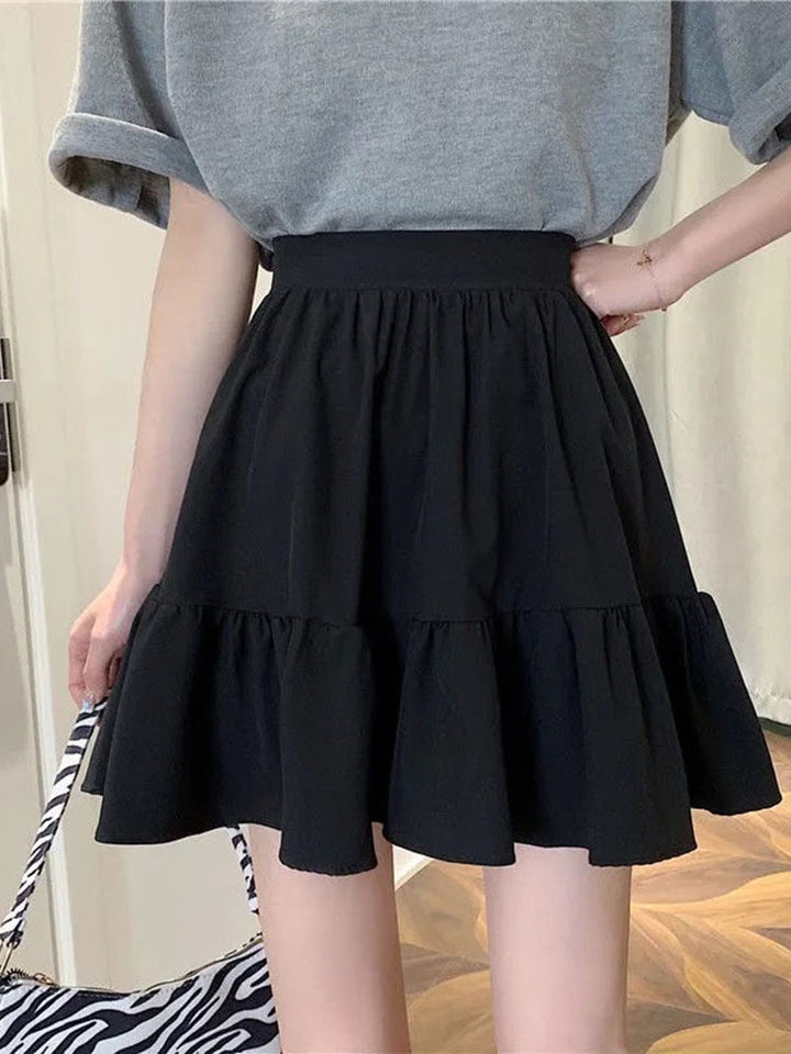 Preppy Style A-Line Skirt