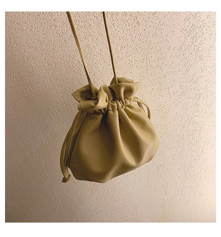 Drawstring Bucket Bag