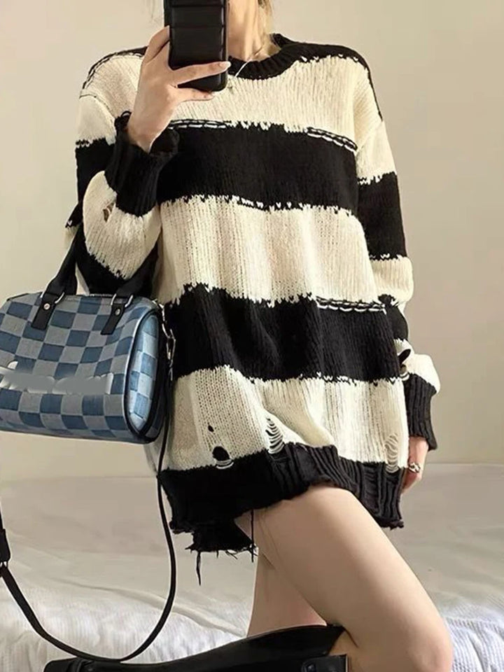 Striped Knitted Sweater