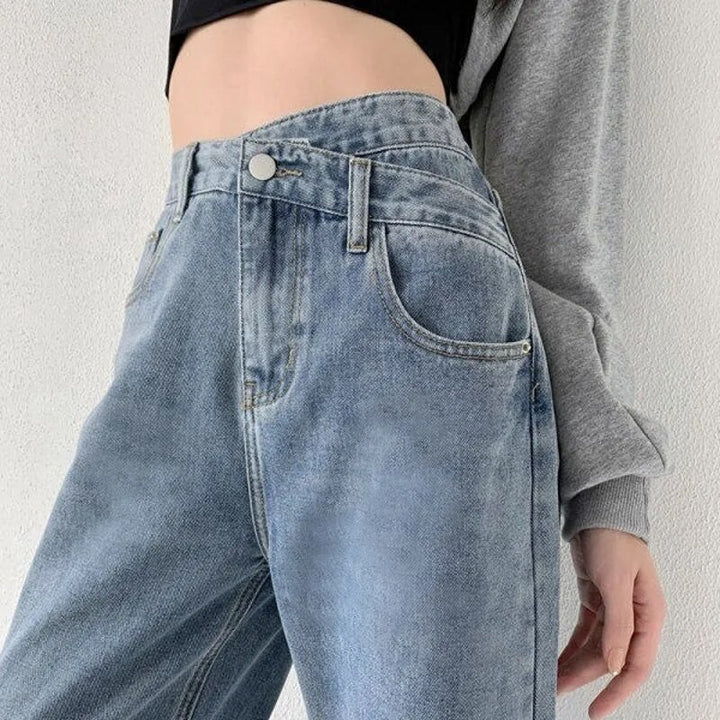Crossed Waist Jeans