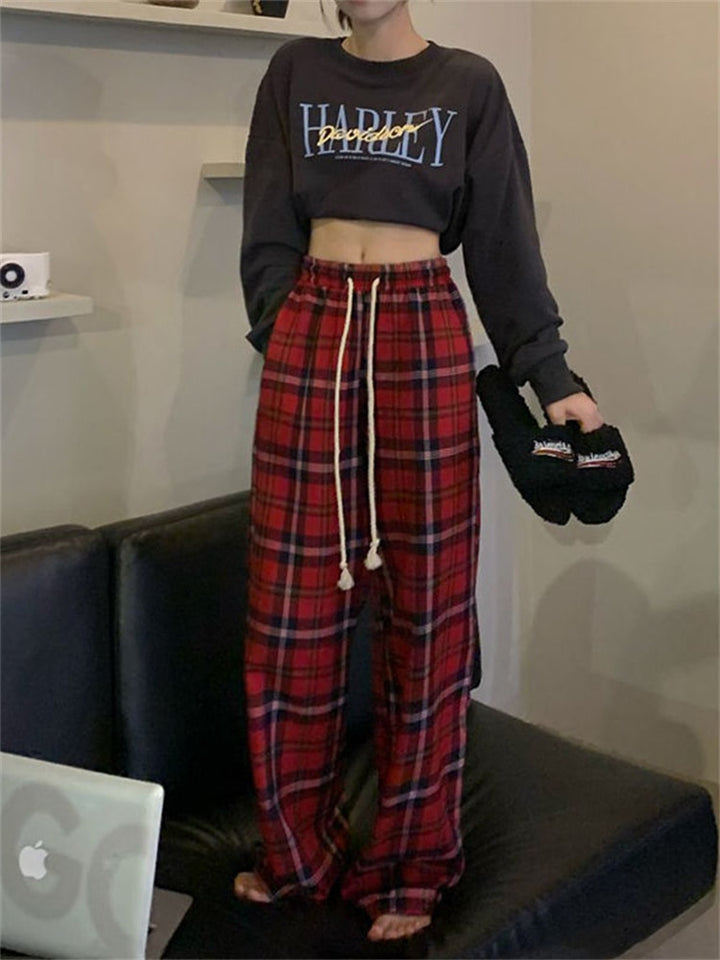 Oversized Plaid Pants (S to 3XL!)
