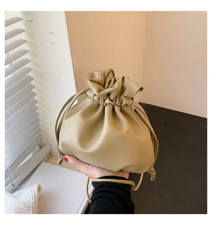 Drawstring Bucket Bag