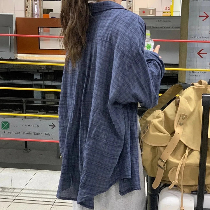 Shirt With Plaid Pattern