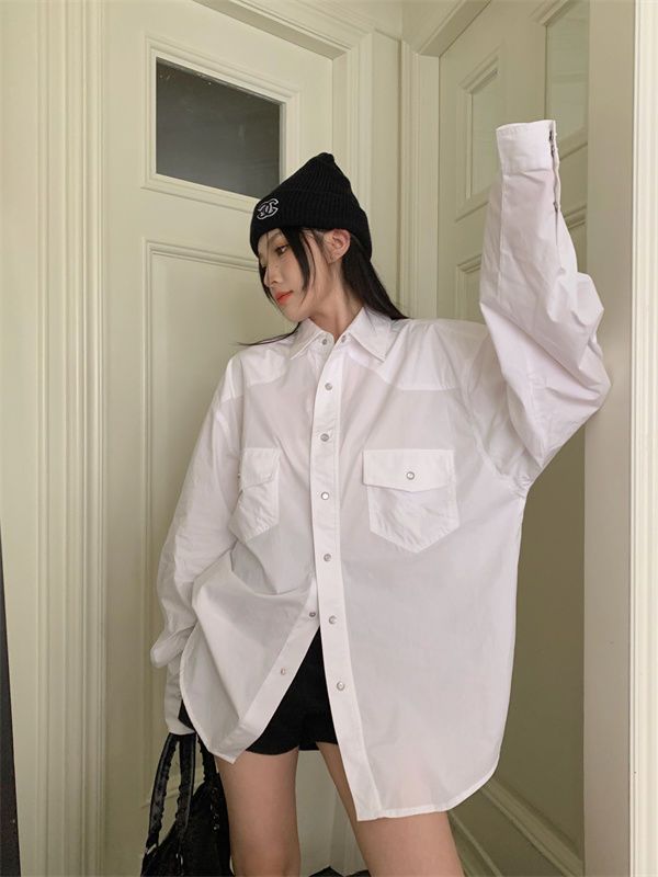 Oversized Shirt With Pockets