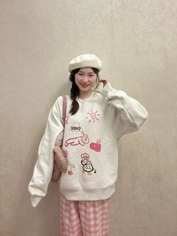 Cute And Cozy Cartoon Styled Sweater