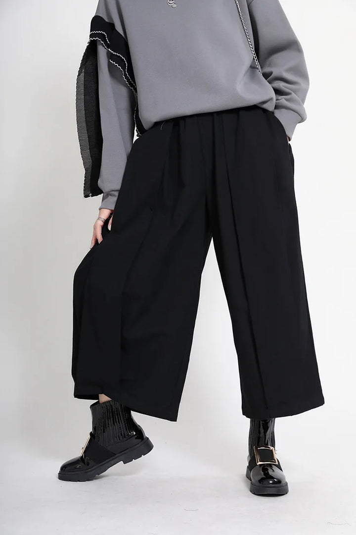 One Size: Oversized Wide-Leg Cozy Trousers