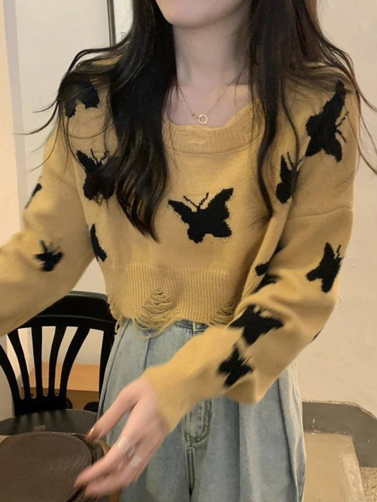 Cute Bufferfly Sweater