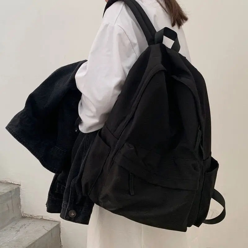 Casual Backpack With Zippers