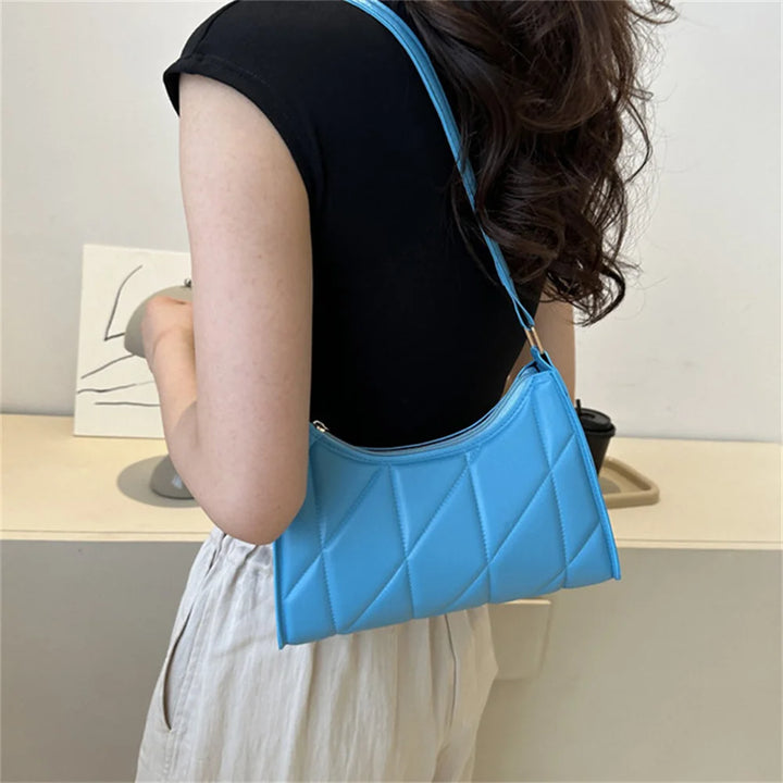 Trendy Y2K Shoulder Bag (Padded or Snake Leather Style)