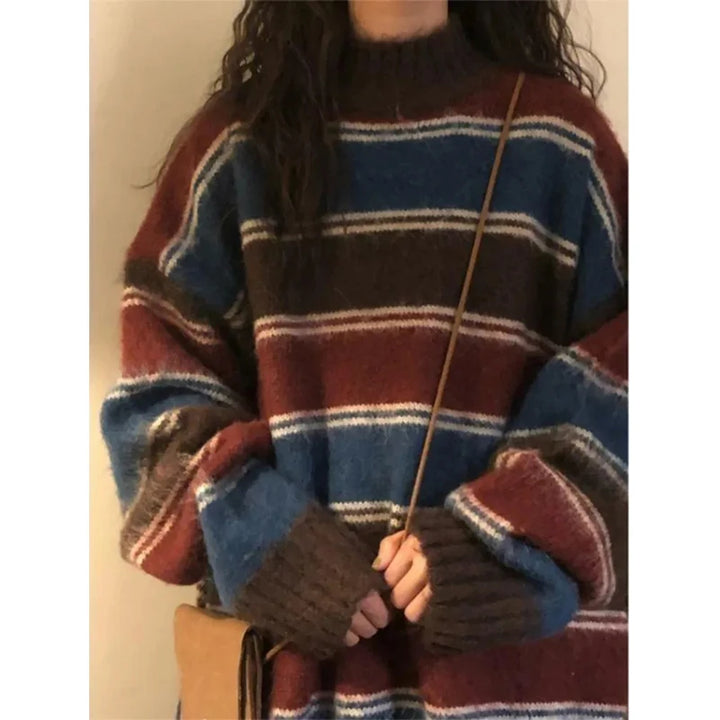 Oversized Cozy & Fluffy Knitted Pullover