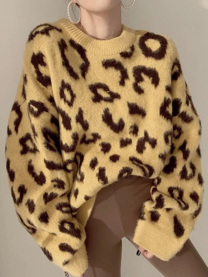 Knit Leopard Sweater