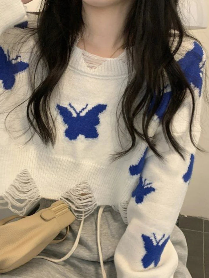 Cute Bufferfly Sweater