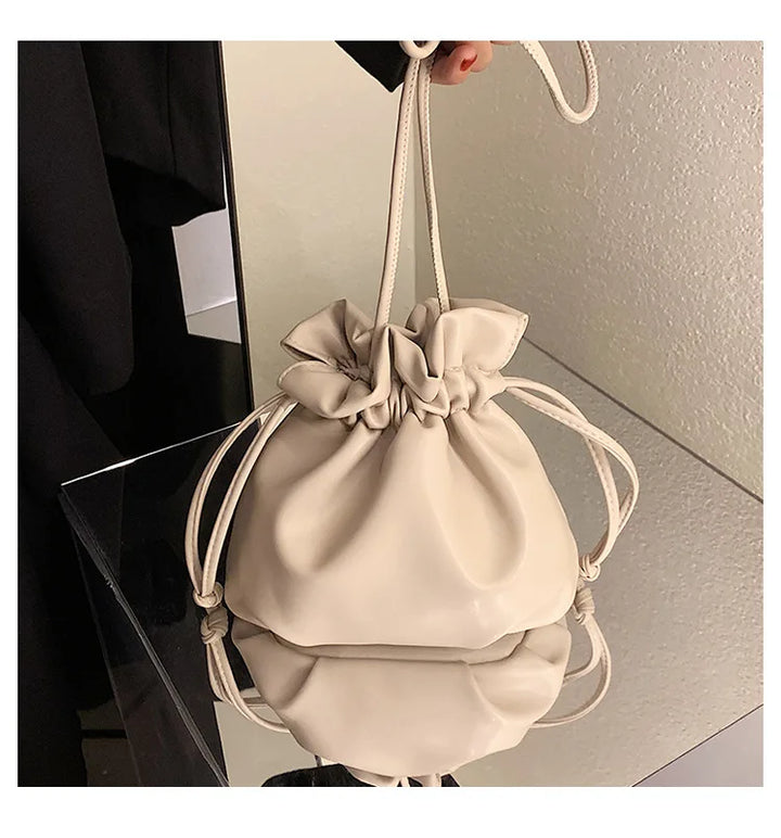 Drawstring Bucket Bag