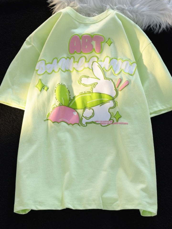 "ABT" Bunny Print T-Shirt
