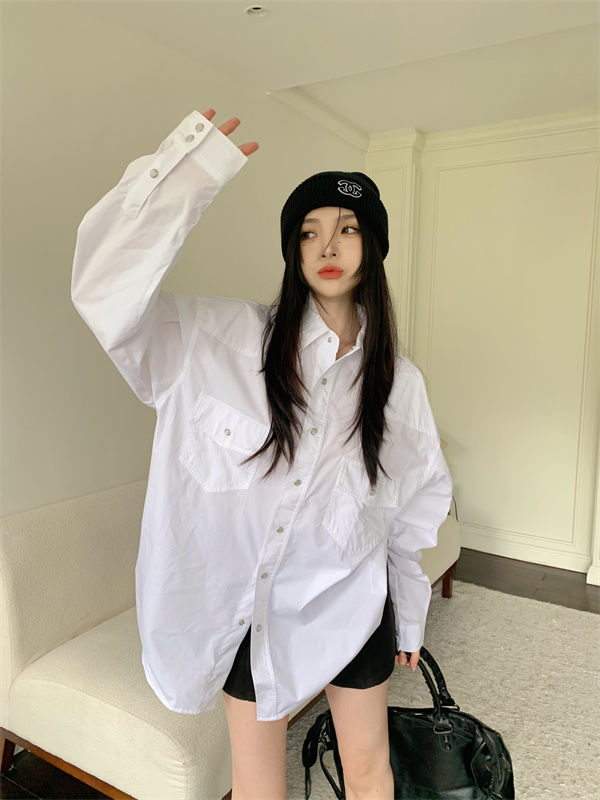 Oversized Shirt With Pockets