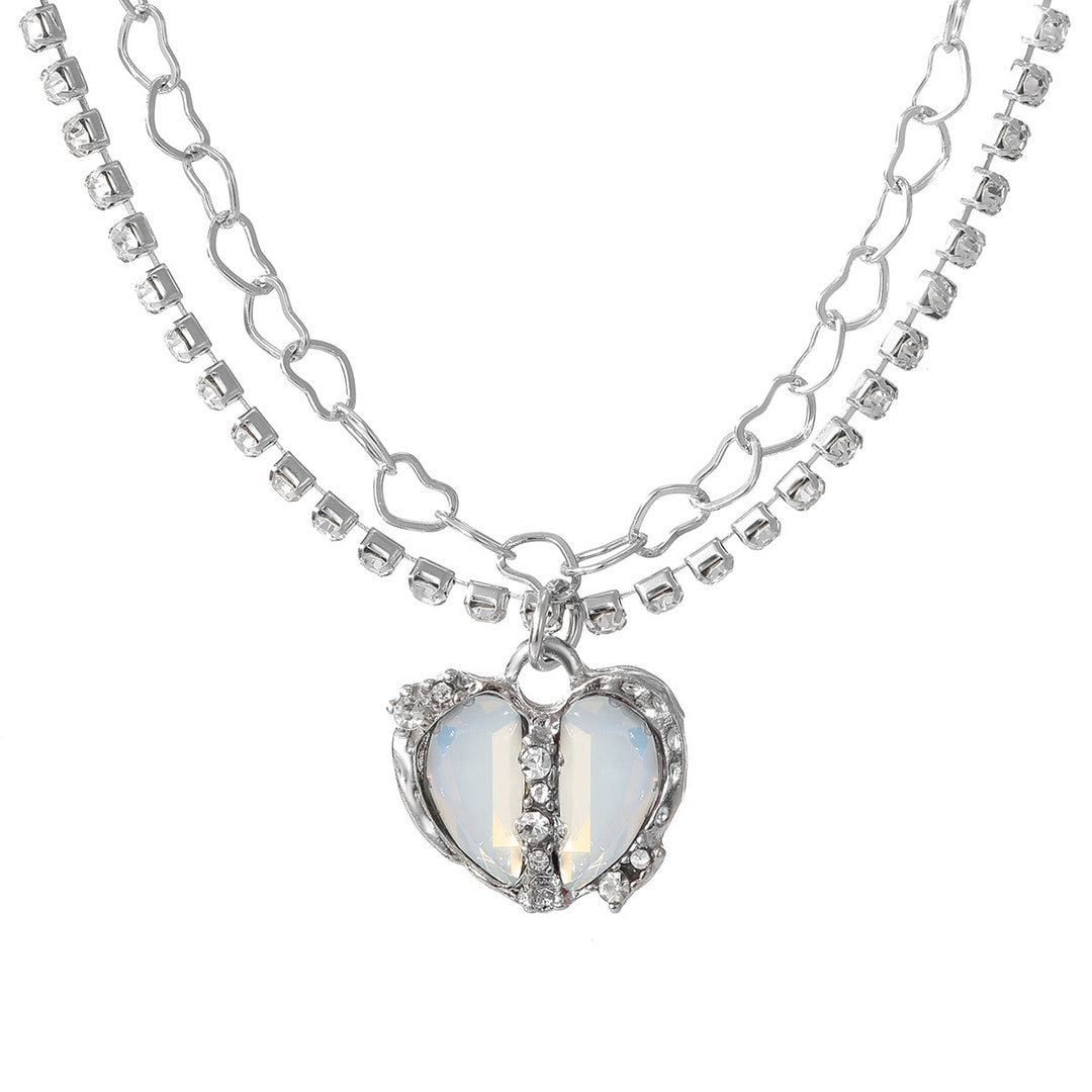 Y2K / E-Girl Style Necklace With Heart Pendant