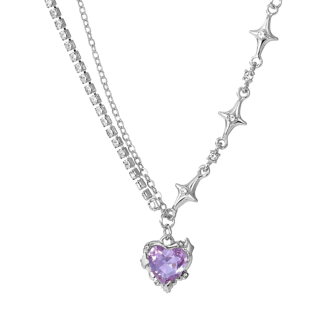 Y2K / E-Girl Style Necklace With Heart Pendant