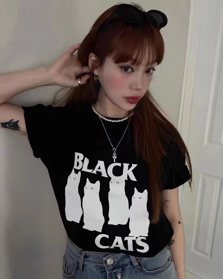 "Black Cats" Tee