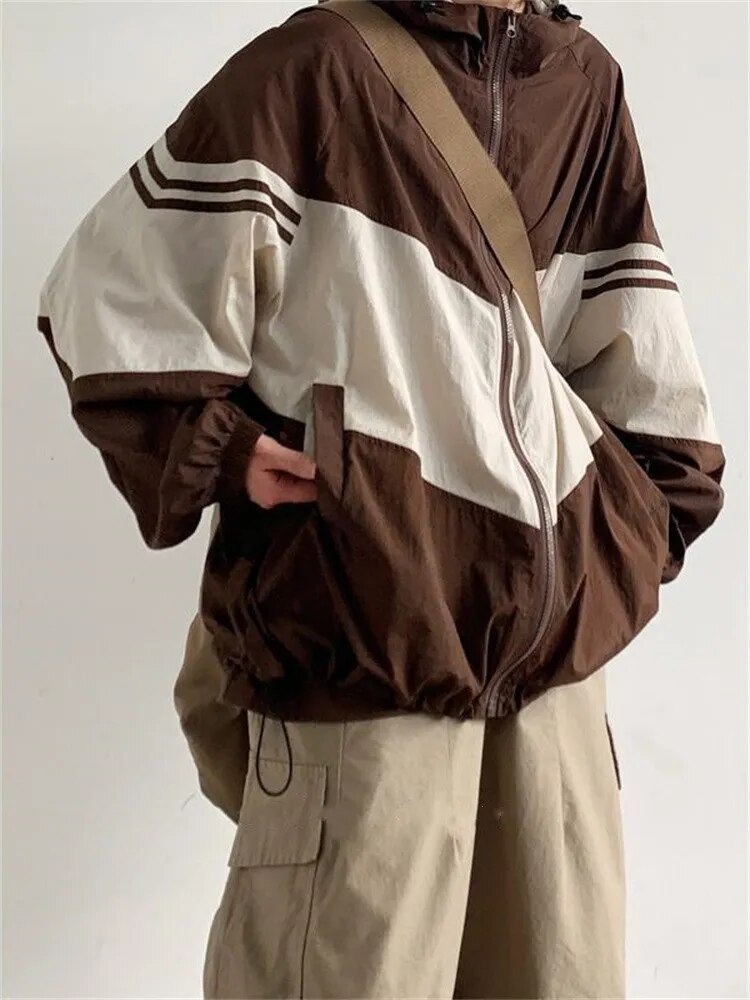 Hooded Windbreaker Jacket