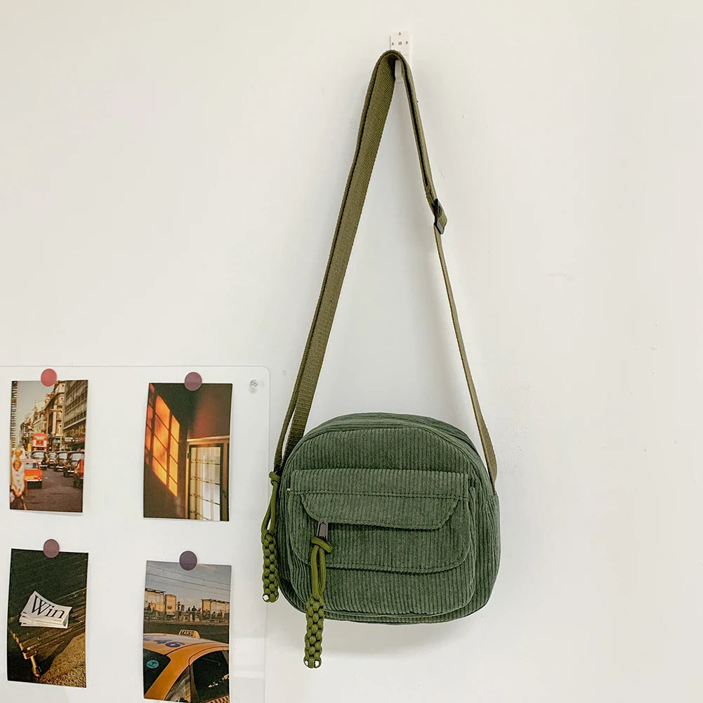 Small Corduroy Shoulder Bag