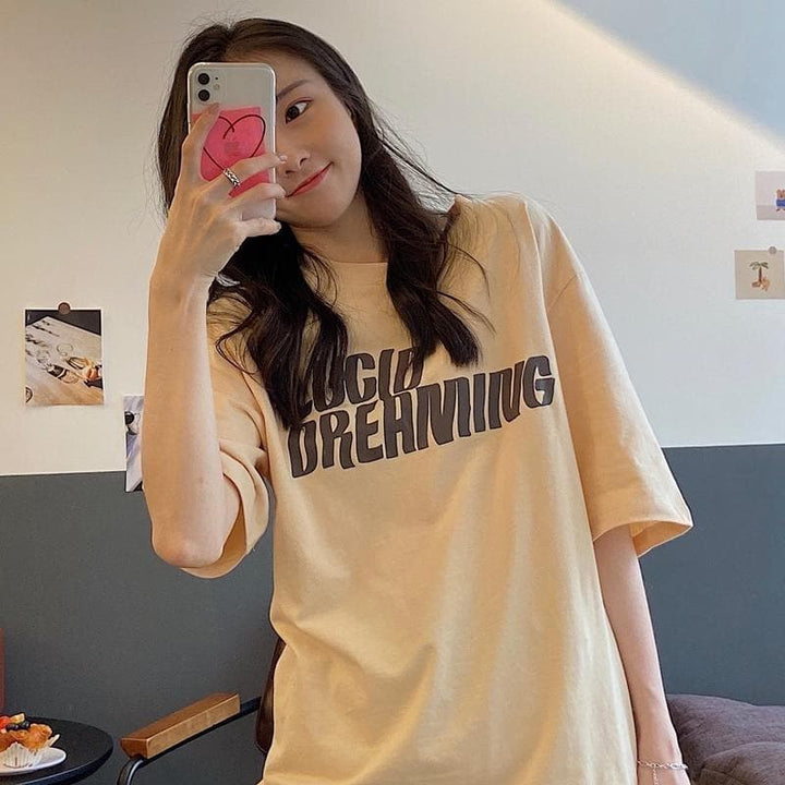 "LUCID DREAMING" T-Shirt - Asian Fashion Lianox