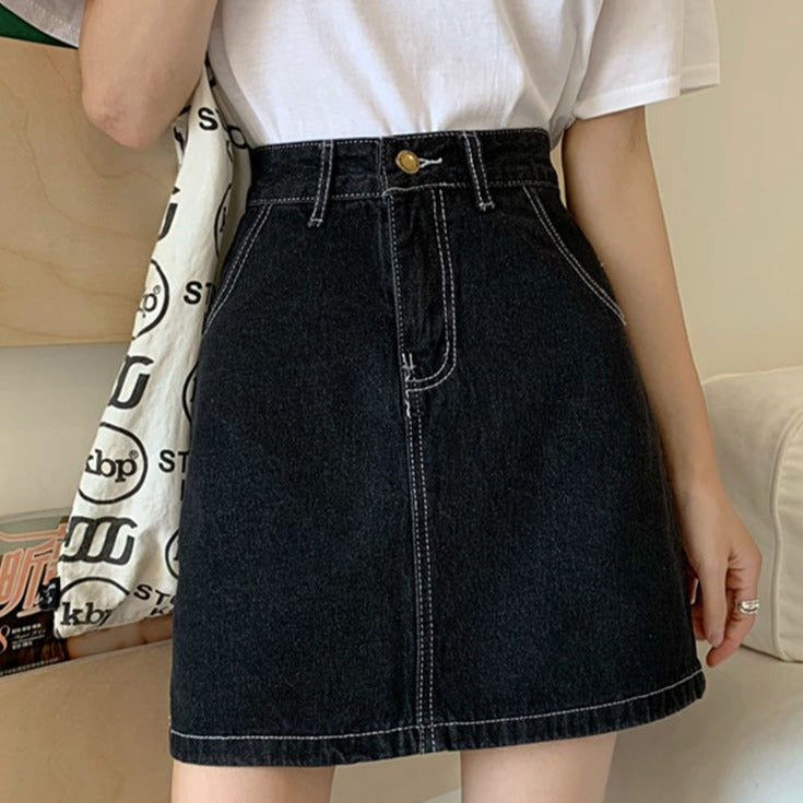 High-Waisted Mini Skirt With Pockets
