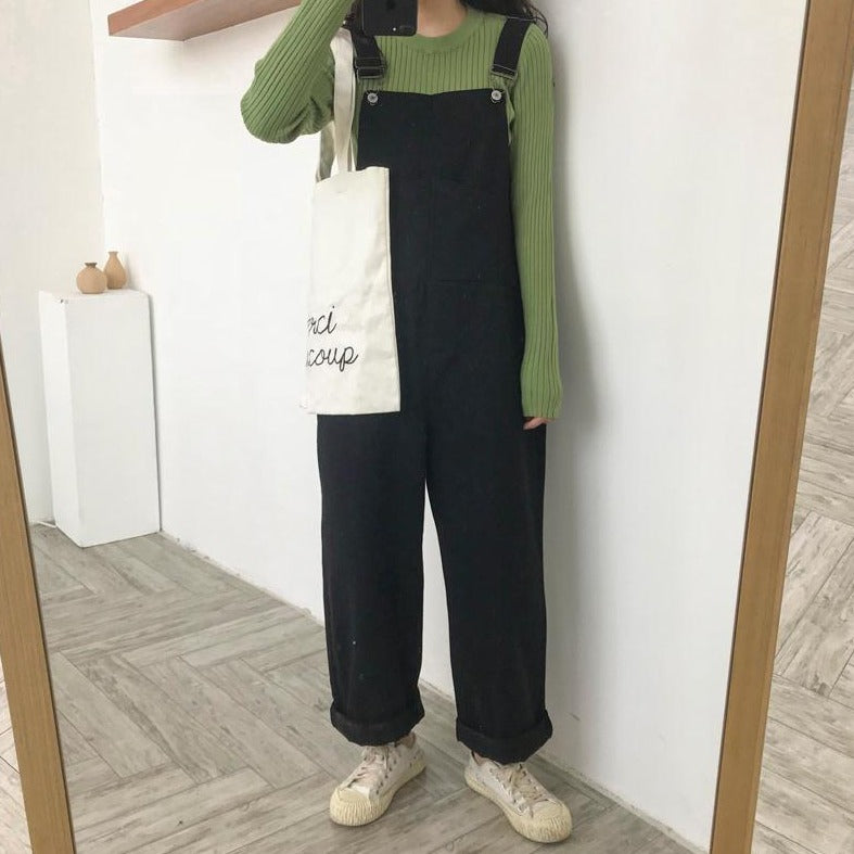 Jumpsuit With Wide Legs And Pockets