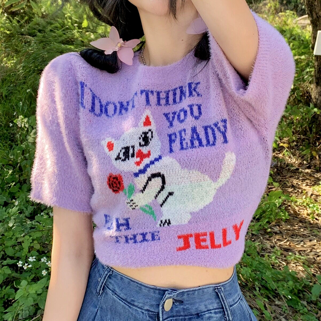 "I DON'T THINK YOU READY" Cropped Tee