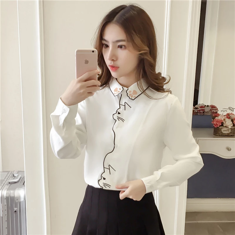 Not Your Basic White Shirt - WhiteTie Blouse