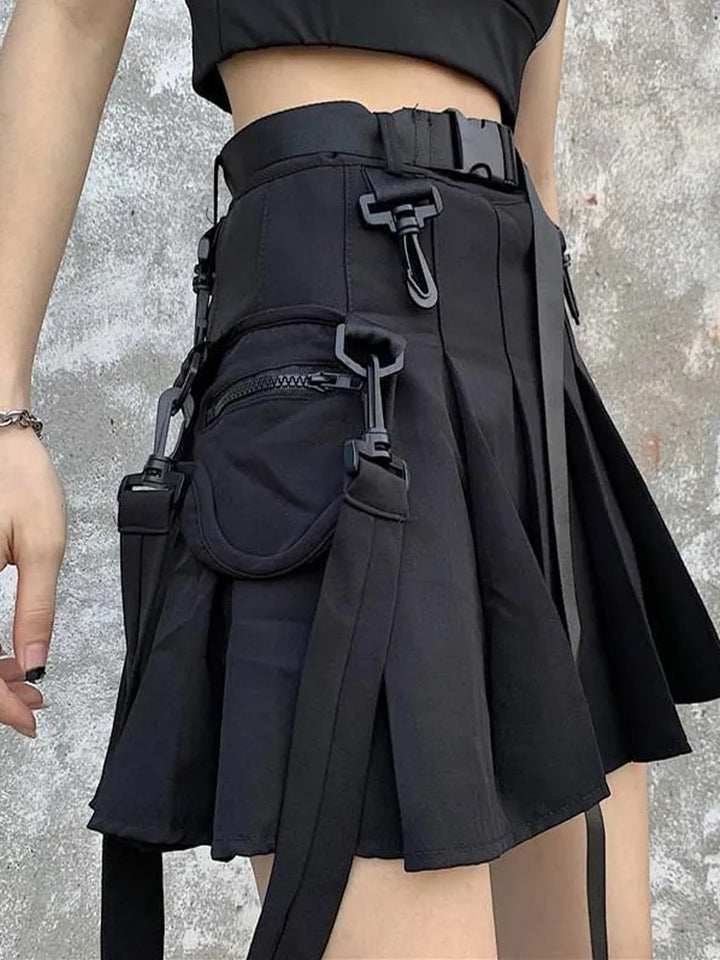 Techwear Cargo Skirt