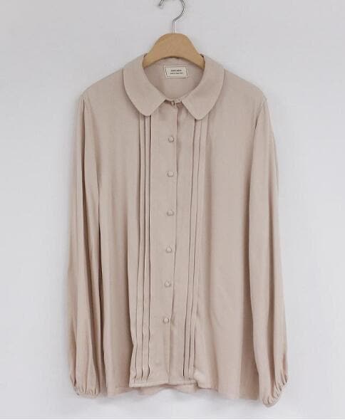 Vintage Buttoned Blouse - Asian Fashion Lianox