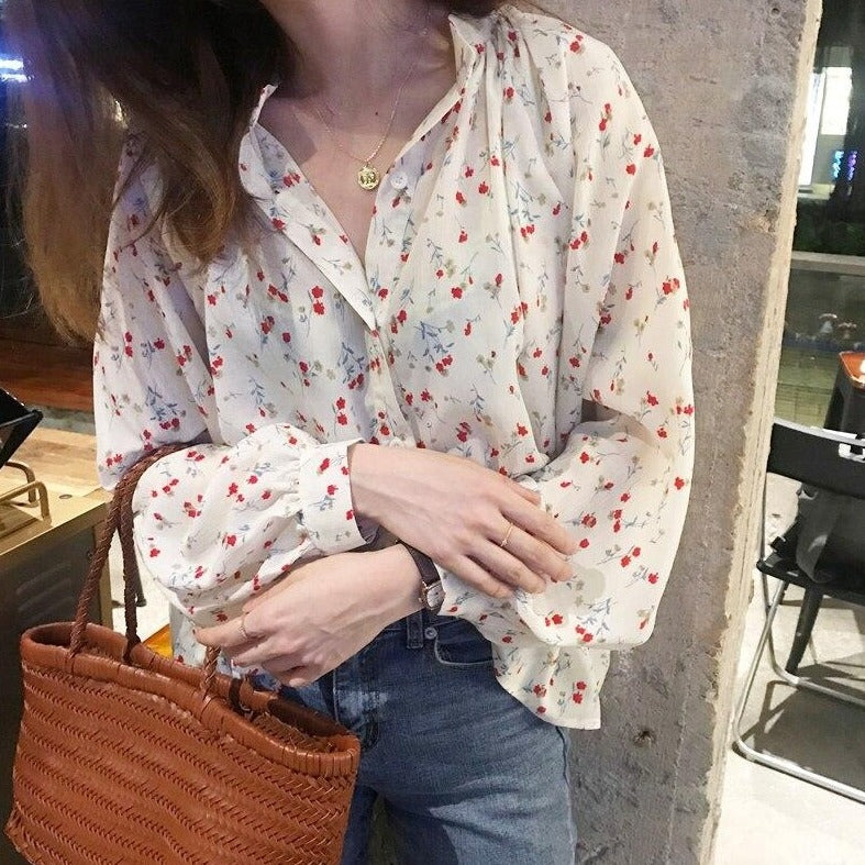 Blouse With Floral Pattern
