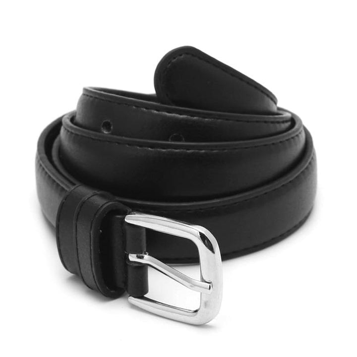 Shiny Faux Leather Belt - Asian Fashion Lianox