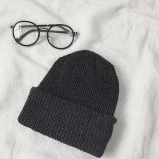Knit Beanie - Asian Fashion Lianox