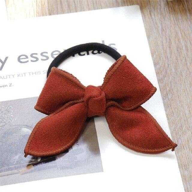 Elastic Bowtie Hair Tie - Asian Fashion Lianox