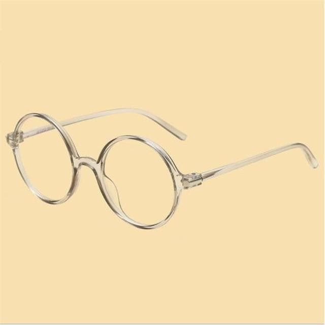 Round Glasses With Thick Frame - Asian Fashion Lianox