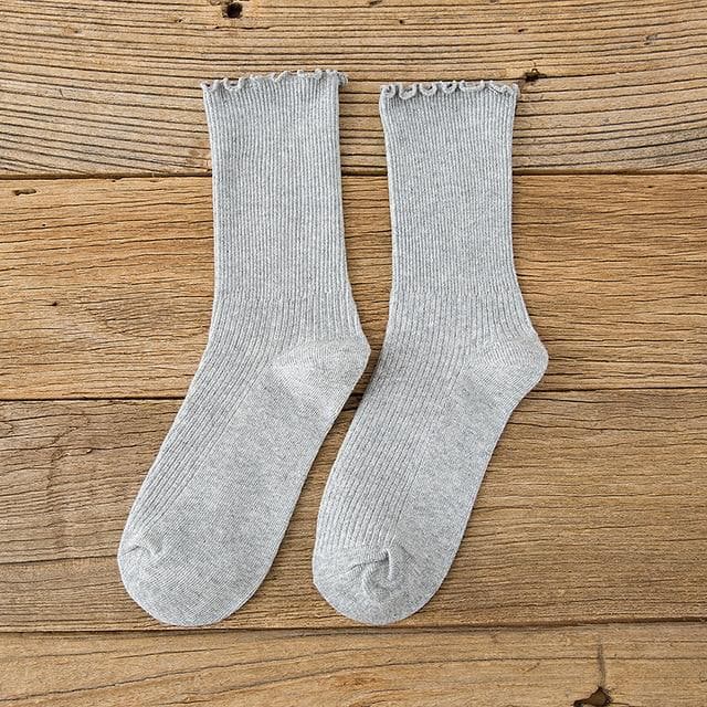 Frilled Socks - Asian Fashion Lianox