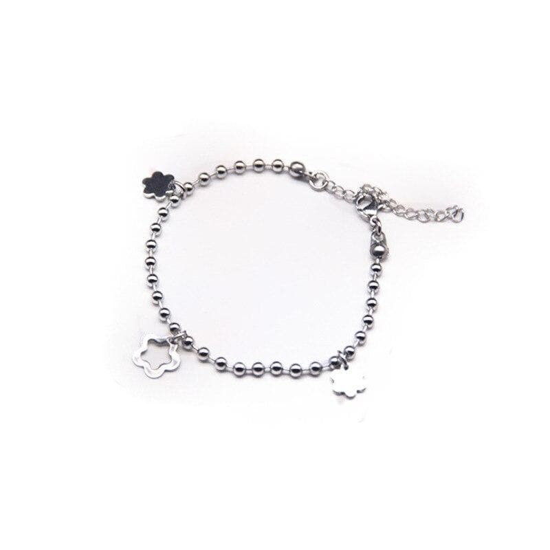 Silver Bead Bracelet - Asian Fashion Lianox