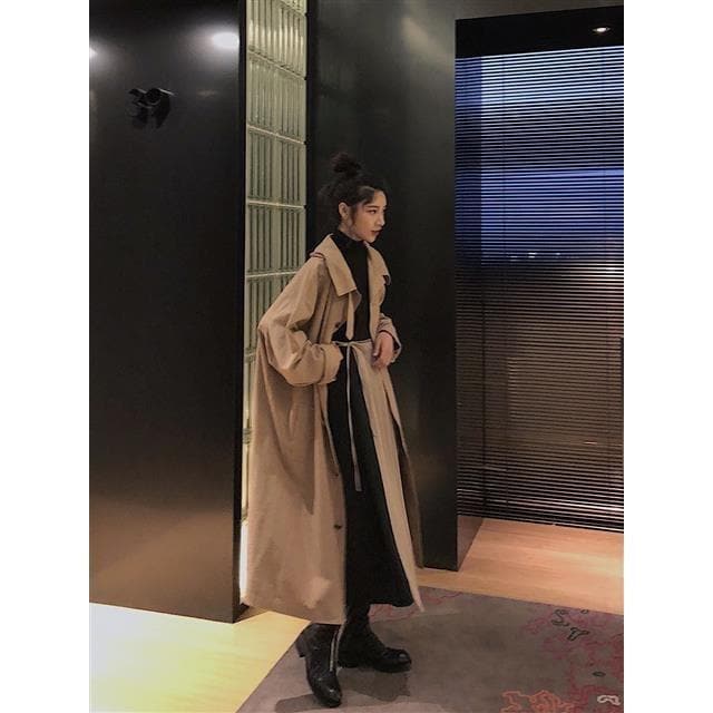 Long Trenchcoat - Asian Fashion Lianox