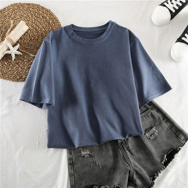 Half Sleeve T-Shirt - Asian Fashion Lianox