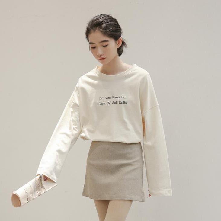 "Do You Remember Rock 'N' Roll Radio" Sweatshirt - Asian Fashion Lianox