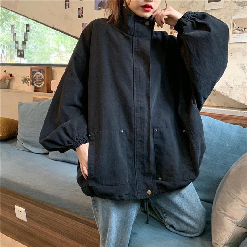 Zip Jacket - Asian Fashion Lianox