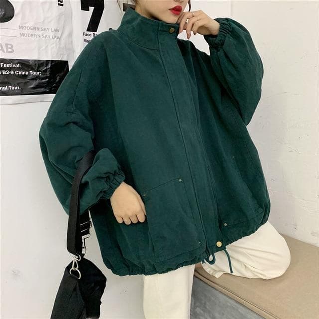 Zip Jacket - Asian Fashion Lianox