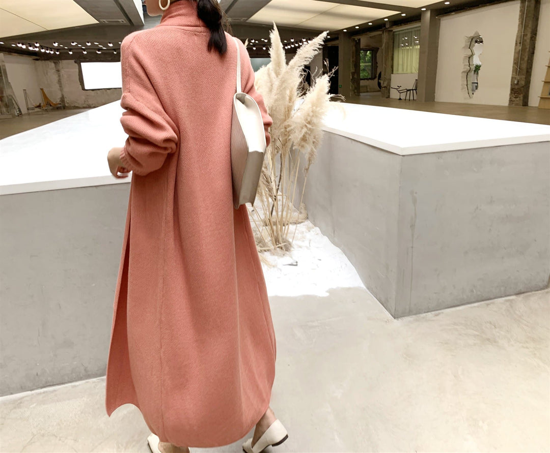 Long Knit Cardigan - Asian Fashion Lianox