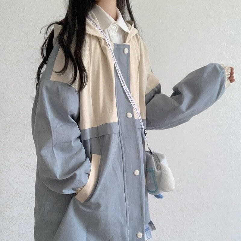 Two-Colored Raincoat – Lianox