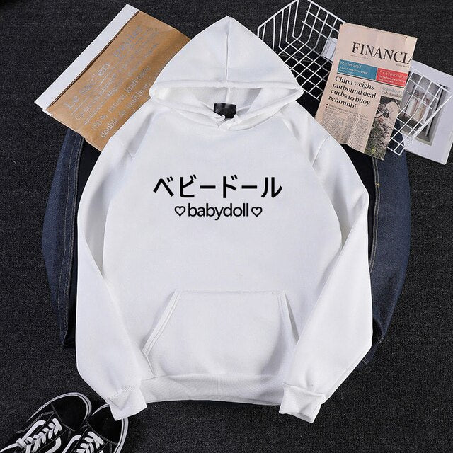 "babydoll" Hoodie With Frontpocket