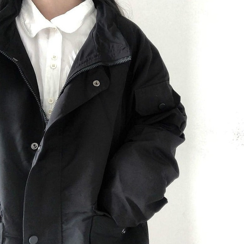 Zip-Up Jacket With Sleeve Pocket